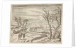 Francesco I d'Este, Despite his Discomfort, Displays his Piety While Traveling in the Snow…, 1659 by Bartolomeo Fenice