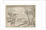 Francesco I d'Este, Despite his Discomfort, Displays his Piety While Traveling in the Snow…, 1659 by Bartolomeo Fenice