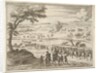 Francesco I d'Este Freely Crosses the Po and Takes Up his Sword Against Troops in the Viny…, 1659 by Bartolomeo Fenice/Jean Sauve