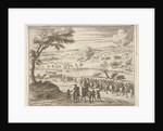 Francesco I d'Este Freely Crosses the Po and Takes Up his Sword Against Troops in the Viny…, 1659 by Bartolomeo Fenice/Jean Sauve