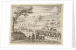 Francesco I d'Este Freely Crosses the Po and Takes Up his Sword Against Troops in the Viny…, 1659 by Bartolomeo Fenice/Jean Sauve