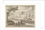 Francesco I d'Este Freely Crosses the Po and Takes Up his Sword Against Troops in the Viny…, 1659 by Bartolomeo Fenice/Jean Sauve