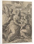 Madonna and Child with Saints by Battista del Moro