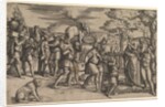 Melchizadek Offering Bread and Wine to Abraham, ca. 1547 by Battista Franco Veneziano