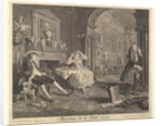 Marriage A-la-Mode, Plate II, April 1, 1745 by Bernard Baron