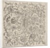 Square Panel with Vegetal Scrollwork, Flowers and Fruits, 1581 by Bernhard Zan