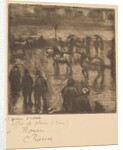 Impressions of Rain, Rouen, 1883 by Camille Pissarro