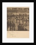 Impressions of Rain, Rouen, 1883 by Camille Pissarro