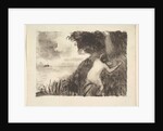 Bather Standing Among Grasses at the Shore, ca. 1894 by Camille Pissarro