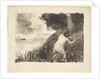 Bather Standing Among Grasses at the Shore, ca. 1894 by Camille Pissarro