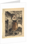 Woman Arranging Her Hair, 1894 by Camille Pissarro