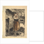 Woman Arranging Her Hair, 1894 by Camille Pissarro