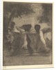 Four Bathers, 1895 by Camille Pissarro
