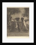Four Bathers, 1895 by Camille Pissarro