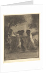 Four Bathers, 1895 by Camille Pissarro