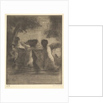 Four Bathers, 1895 by Camille Pissarro