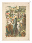 The Market at Gisors: Rue Cappeville, 1894-95 by Camille Pissarro