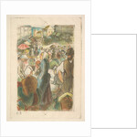 The Market at Gisors: Rue Cappeville, 1894-95 by Camille Pissarro