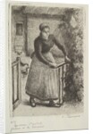 Woman at the Gate, 1889 by Camille Pissarro