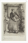 Woman at the Gate, 1889 by Camille Pissarro