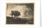 The Three Trees, after Rembrandt, 1758 by William Baillie