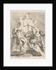 Design for a fountain with a seated nymph at left and triton holding a shell to his mouth …, 1768 by Charles Hutin