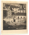 The Mortuary, Paris, 1854 by Charles Meryon