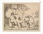 Three Putti Dancing to a Piper, March 1, 1780 by Charles Reuben Ryley