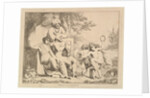 Three Putti Dancing to a Piper, March 1, 1780 by Charles Reuben Ryley