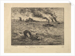 The Steam Boats, 1861 by Charles Francois Daubigny