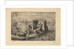 Gobbling a Meal, 1861 by Charles Francois Daubigny