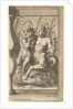 Two tritons embracing, one playing a panpipe, the second holding a conch shell set within …, 1579 by Cherubino Alberti
