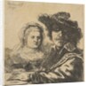 Rembrandt and his Wife, 1786-1844 by Ignace Joseph de Claussin