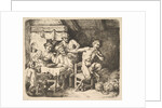 The Satyr and the Peasant, 1764 by Christian Wilhelm Ernst Dietrich
