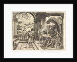 David playing the harp before Saul, 1531 by Christoph Bockstorffer