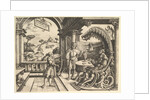 David playing the harp before Saul, 1531 by Christoph Bockstorffer