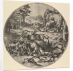 Christ in Gethsemane, 17th century by Claes Jansz Visscher