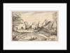 The Swan's Inn, plate 6 from Regiunculae et Villae Aliquot Ducatus Brabantiae, ca. 1610 by Claes Jansz Visscher