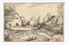 The Swan's Inn, plate 6 from Regiunculae et Villae Aliquot Ducatus Brabantiae, ca. 1610 by Claes Jansz Visscher