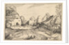 The Swan's Inn, plate 6 from Regiunculae et Villae Aliquot Ducatus Brabantiae, ca. 1610 by Claes Jansz Visscher