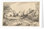 The Swan's Inn, plate 6 from Regiunculae et Villae Aliquot Ducatus Brabantiae, ca. 1610 by Claes Jansz Visscher