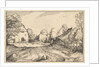 The Swan's Inn, plate 6 from Regiunculae et Villae Aliquot Ducatus Brabantiae, ca. 1610 by Claes Jansz Visscher