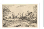 The Swan's Inn, plate 6 from Regiunculae et Villae Aliquot Ducatus Brabantiae, ca. 1610 by Claes Jansz Visscher