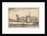 Pond and a Village, plate 15 from Regiunculae et Villae Aliquot Ducatus Brabantiae, ca. 1610 by Claes Jansz Visscher