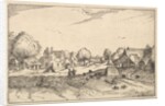 Village Road, plate 20 from Regiunculae et Villae Aliquot Ducatus Brabantiae, ca. 1610 by Claes Jansz Visscher
