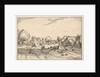 Village Road, plate 20 from Regiunculae et Villae Aliquot Ducatus Brabantiae, ca. 1610 by Claes Jansz Visscher