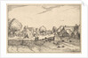 Village Road, plate 20 from Regiunculae et Villae Aliquot Ducatus Brabantiae, ca. 1610 by Claes Jansz Visscher