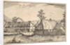 Large Sheds, plate 21 from Regiunculae et Villae Aliquot Ducatus Brabantiae, ca. 1610 by Claes Jansz Visscher