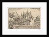 A Castle, plate 22 from Regiunculae et Villae Aliquot Ducatus Brabantiae, ca. 1610 by Claes Jansz Visscher