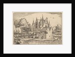 A Castle, plate 22 from Regiunculae et Villae Aliquot Ducatus Brabantiae, ca. 1610 by Claes Jansz Visscher